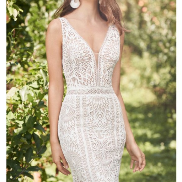 Boho Wedding Dress - Picture 2 of 6